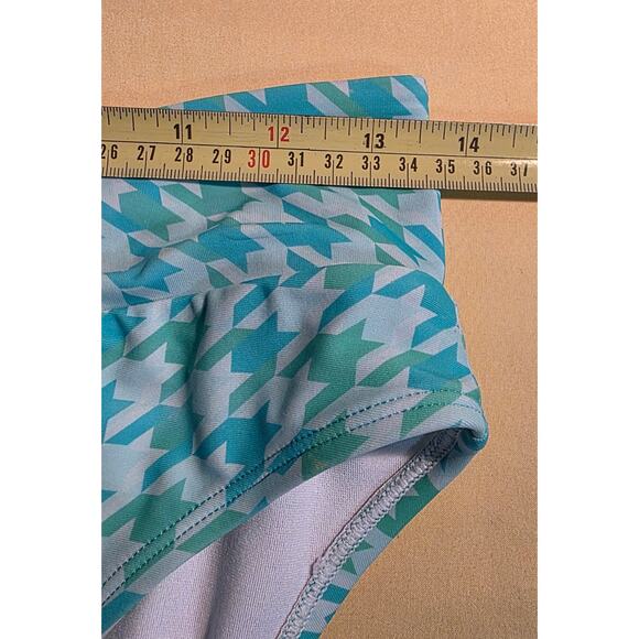 Ninety-Nine Houndstooth Print Bikini Top & Bottom Size M No Bra Inserts - Picture 7 of 10